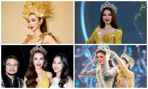 Thùy Tiên thay 5 trang phục ở chung kết Miss Grand International 2022