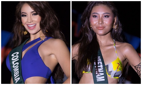 Dàn thí sinh Miss Earth 2022 khoe vẻ gợi cảm với bikini