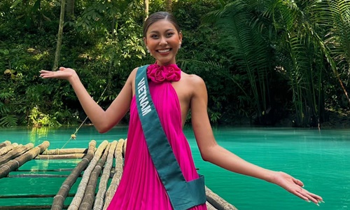 Sắp chung kết Miss Earth 2022, Thạch Thu Thảo trượt loạt giải phụ