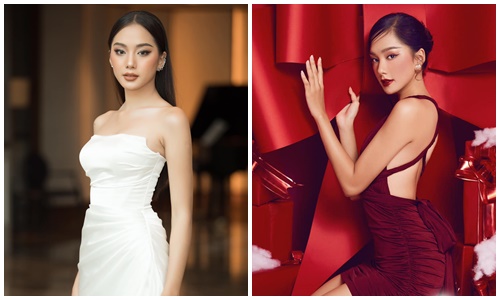 Bản sao của Baifern “Chiếc lá cuốn bay” dự thi Miss Universe Vietnam 2023