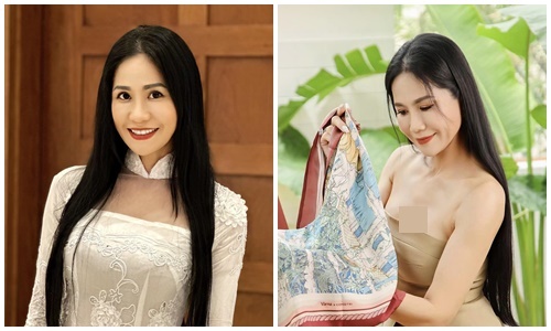 Nhan sắc mặn mà của “mẹ đơn thân” Đào Vân Anh