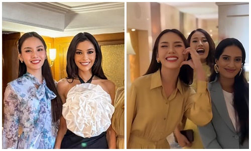 Mai Phương có lép vế khi đọ sắc dàn đối thủ ở Miss World?