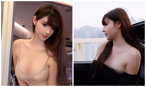 Hot girl búp bê sứ mặc hở bạo khoe vòng một “ná thở”