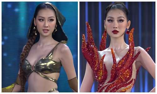 Quế Anh “lột xác” ở bán kết Miss Grand International 2024