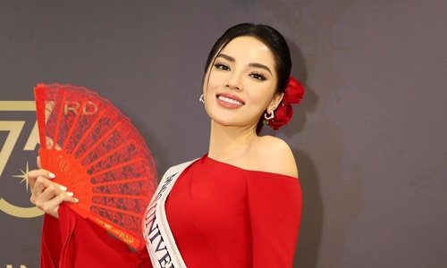 Kỳ Duyên ghi điểm khi vừa nhập cuộc Miss Universe 2024