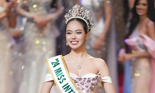 Báo quốc tế rầm rộ đưa tin Thanh Thủy đăng quang Miss International 2024