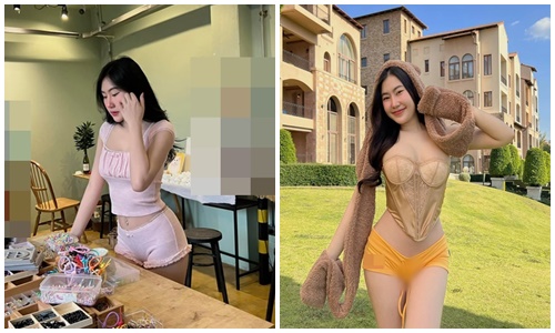 Hot girl Thái Lan thản nhiên mặc quần ngắn cũn cỡn ra đường