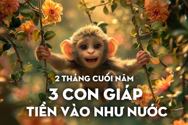 2 tháng cuối năm, 3 tuổi Thần Tài điểm danh, tiền vào ào ào