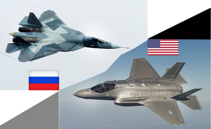 Cuộc "chạm trán" đầu tiên giữa Su-57 và F-35 ở Ấn Độ