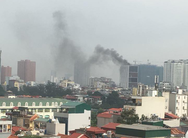 Hà Nội: Cháy Trụ sở Trung tâm lưu ký chứng khoán VN