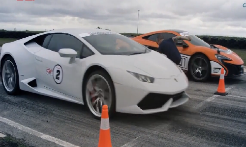 Màn tỉ thí nghẹt thở giữa Lamborghini Huracan và McLaren 650S