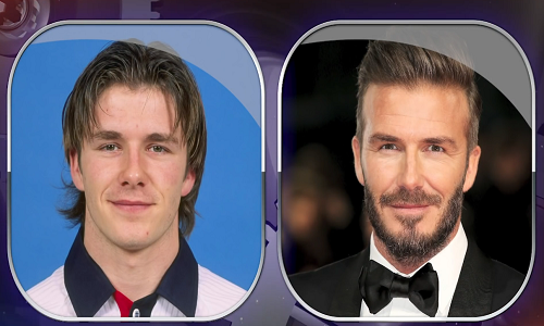 Gương mặt David Beckham thay đổi thế nào qua 18 năm?