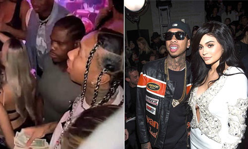 Đời tư tai tiếng của rapper gốc Việt Tyga rải "mưa tiền" cho gái