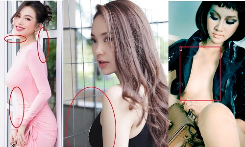 Mỹ nhân Việt “dở khóc dở cười” vì photoshop vòng 1 quá đà