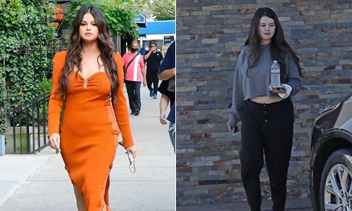 Selena Gomez sồ sề vòng 1, vòng 2 to như mang bầu