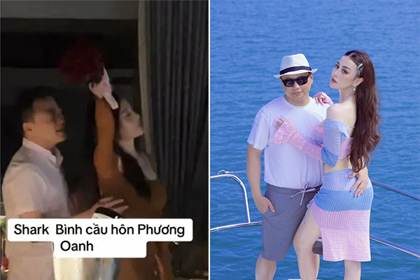 Shark Bình cầu hôn Phương Oanh, sắp làm đám cưới?