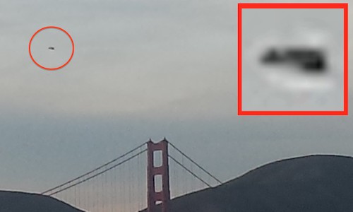 Xôn xao UFO lượn qua cầu Golden Gate nổi tiếng của Mỹ