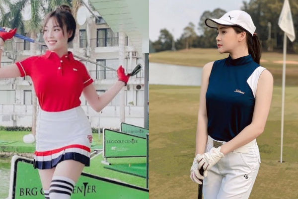 Ba gái xinh "gây bão" làng Golf Việt vì quá gợi cảm, quyến rũ