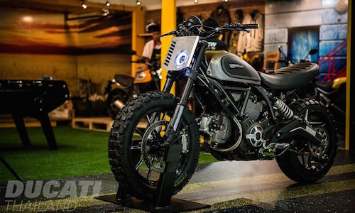 Ducati Scrambler độ “cực ngầu” điên đảo dân chơi Việt