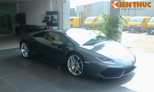 Tận mắt ngắm “bò mộng” Lamborghini Huracan 16 tỷ tại Hà Nội