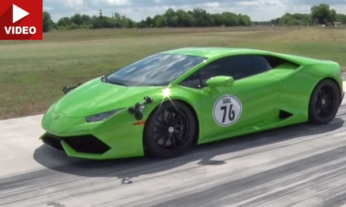 Lamborghini Huracan 2100 mã lực “xé nát đường băng“