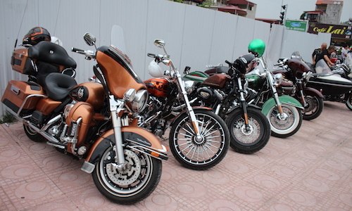 Dàn môtô “khủng” dự lễ khai trương Harley-Davidson Hà Nội