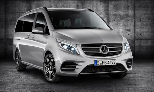 Xe van Mercedes V-Class cũng có bộ phụ kiện AMG thể thao