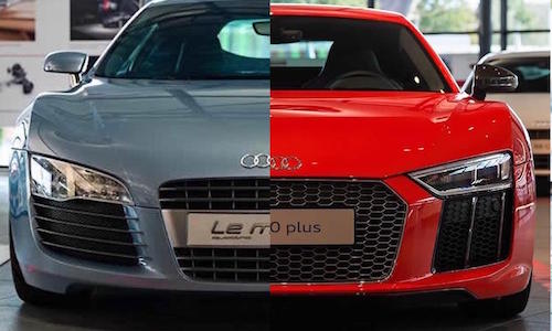 Audi R8 2015 lần đầu so dáng cùng Le Mans quattro