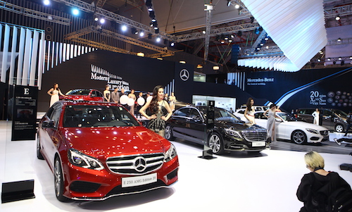 Khu trưng bày “khủng” của Mercedes Việt Nam tại VMS 2015