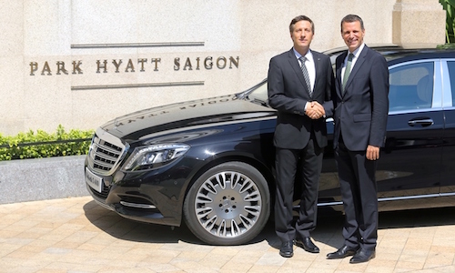 Khách sạn Park Hyatt Saigon có đội xe Mercedes 30 tỷ