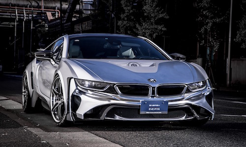 Trầm trồ trước BMW i8 độ widebody đầu tiên trên Thế giới