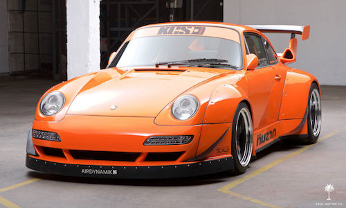 Cận cảnh Porsche 911 độ widebody “xác Đức, hồn Mỹ“