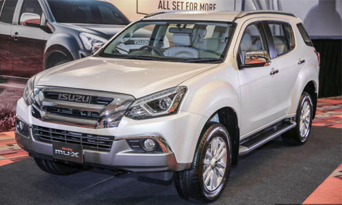 Isuzu Mu –X, “đối thủ” Toyota Fortuner thêm bản nâng cấp 