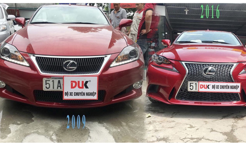 Thợ Việt "biến hình" Lexus 2009 thành 2016 như xịn 