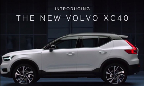 Volvo XC40 2018 lộ "ảnh nóng" trước ngày ra mắt