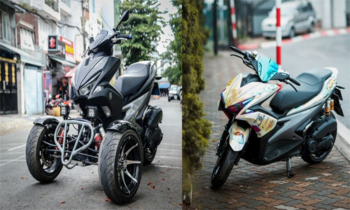 Top xe máy Yamaha NVX độ đẹp nhất Việt Nam năm 2017