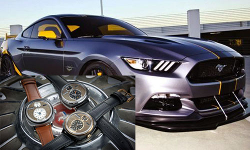 Phế liệu xe Ford Mustang chế đồng hồ hạng sang 34 triệu