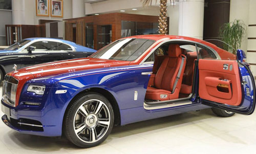 Siêu xe sang Rolls-Royce Wraith màu độc nhất nhất thế giới