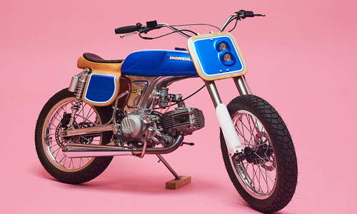 Ngắm tuyệt tác xe độ tí hon Honda SS50 