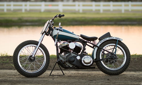 Choáng với xe môtô Harley-Davidson WLA độ Flat Tracker 