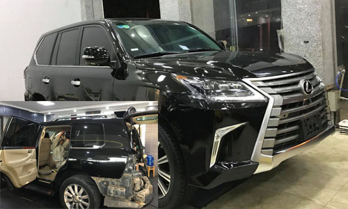 Dân chơi Nghệ An độ Lexus LX570 cũ thành mới chỉ 450 triệu