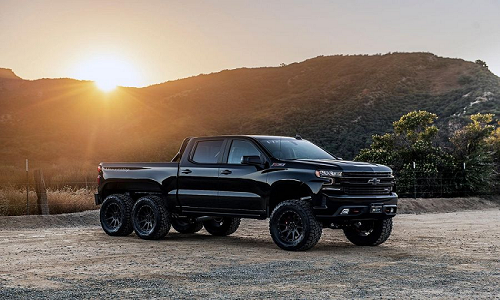 Hennessey hô biến Chevrolet Silverado thành "quái vật" 6 bánh