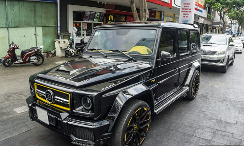 Cận cảnh Mercedes-Benz G63 AMG độ Brabus 850 ở Sài Gòn