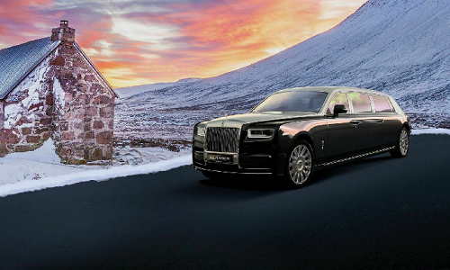 Xe sang Rolls-Royce Phantom VIII triệu đô, độ limousine siêu dài 