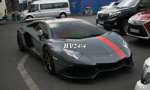 Công tử Bạc Liêu khoe Lamborghini Aventador độ bodykit có một không hai