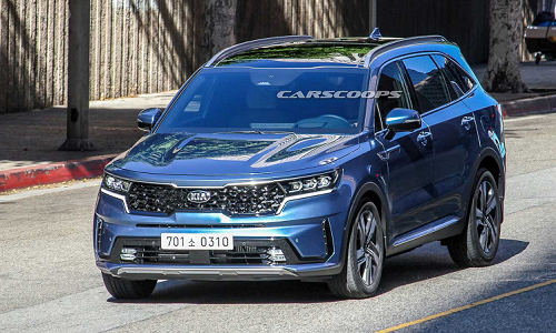 Chưa ra mắt Kia Sorento 2021 đã lăn bánh trên đường phố