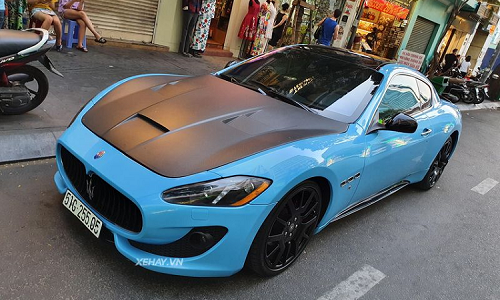 "Soi" xe sang thể thao Maserati Granturismo tiền tỷ ở Sài Gòn