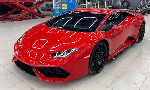 Dân chơi Việt chi hơn 100 triệu sơn siêu xe Lamborghini Huracan