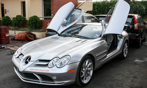 Ngắm "mũi tên bạc" Mercedes-Benz SLR McLaren độc nhất Việt Nam