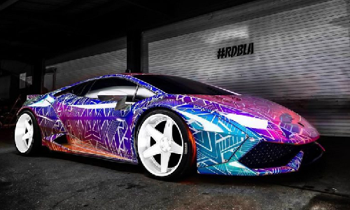 Ngắm Lamborghini Huracan Liberty Walk màu độc của Chris Brown